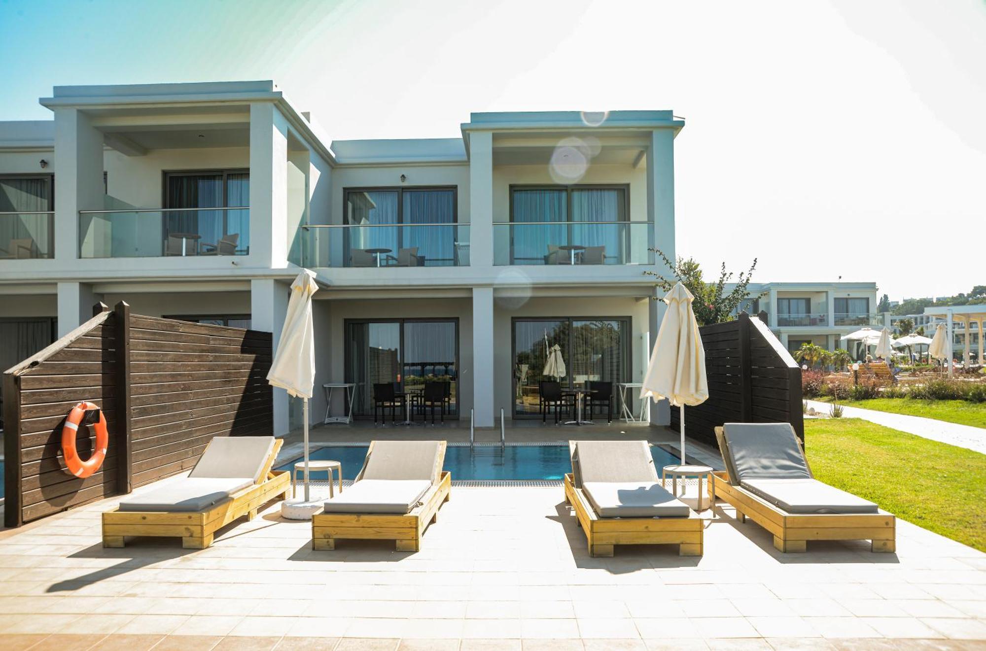 Asterias Beach Resort Afantou Ngoại thất bức ảnh